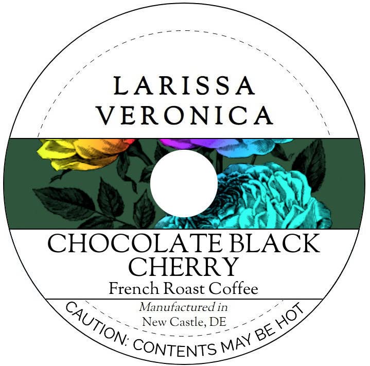 Chocolate Black Cherry French Roast Coffee (Single Serve K-Cup Pods) (Gourmet, Naturally Flavored, Whole Coffee Beans) (12 pods, ZIN: 576471) - 2 Pack