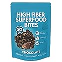 High Fiber Superfood Bites Sample Pack, 5g Clean Fiber Snack for Adults, Peanut, Cocoa & Date Flavors, No Added Sugar, Vegan High Fiber Snack