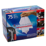 Multi Use Cleaning Rags 75 Count Super Absorbent edgeless White Rags, Washable, Multi-use Rags