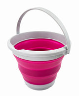 SAMMART 5.5L (1.4 Gallon) Collapsible Plastic Bucket - Foldable Round Tub - Portable Fishing Water Pail - Space Saving Outdoor Waterpot