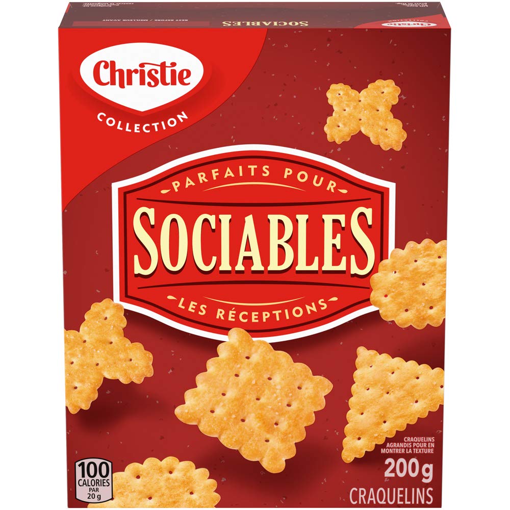 Christie SOCIABLES Crackers, 200g/7.1oz. Box