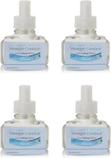 Yankee Candle ScentPlug Refill for Plug in Air Fresheners, Scented Oil Refills, Long Lasting Home Fragrance, Ocean Air (Pack of 4)