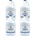 Elite Tool Center 4 Pack 1 Gallon Clear Ammonia Cleaning Solution Multi-Purpose Liquid 128oz Bottles