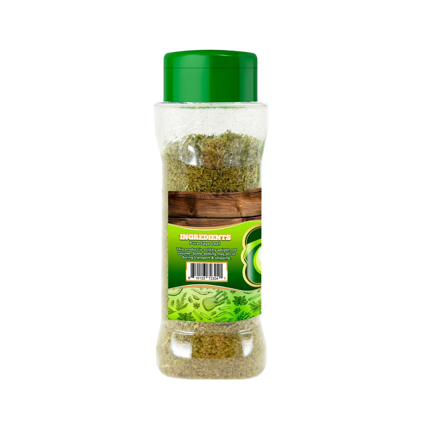 Sanniti Sicilian Herbs and Spices in Shaker Bottle| Seasonings for Meats, Fish, Poultry, Sauces, Pizza, and Soups | Product of Italy (20 Grams, Sage)