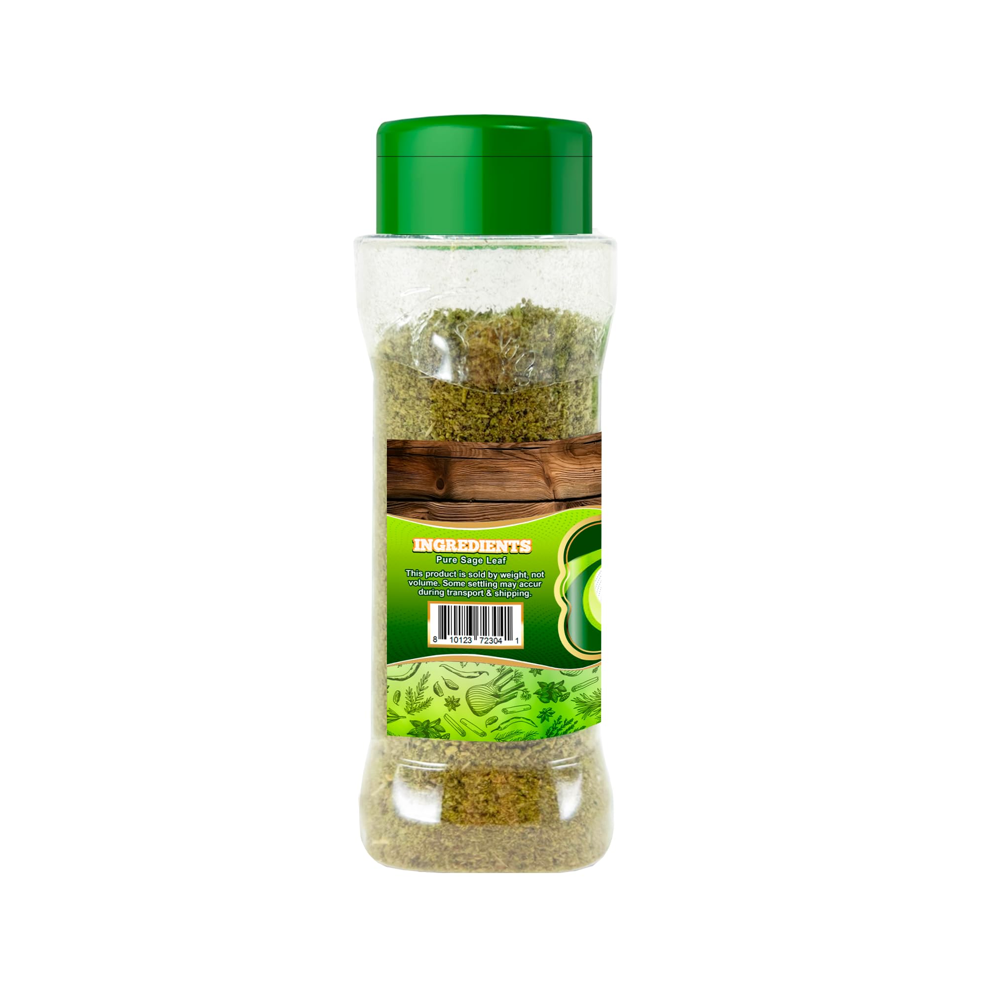 Sanniti Sicilian Herbs and Spices in Shaker Bottle| Seasonings for Meats, Fish, Poultry, Sauces, Pizza, and Soups | Product of Italy (20 Grams, Sage)