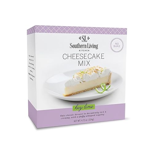 Gourmet Cheesecake Mix, No Bake Cheesecake Cake Mix, Key Lime Cheesecake by Southern Living, Rich, Creamy, Moist and Fluffy Whipped Topping
