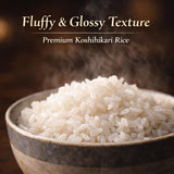 Koshihikari Sushi Rice from Kyoto - Premium Japanese Short-Grain Rice from West Japan, Naturally Cultivated with Reduced Pesticides & Fertilizers - The Choice of Award-Winning Chefs - Limited Edition - 11 lb Bag