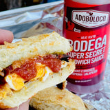 Adoboloco Bodega Super Secret Sandwich Sauce - Hint of Smoked Paprika & Jalapeno - 12 FL OZ - Savory Sandwich Sauce - Made in USA