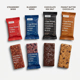 RXBAR Protein Bar Variety Pack, Regular & Mini Bars, 21 Count - Chocolate Sea Salt, Peanut Butter Chocolate, Blueberry & Strawberry - Whole Food