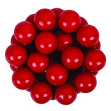 Fun Express - Red Gum Balls - Edibles - Gum - Bulk Gumballs- 97 Pieces