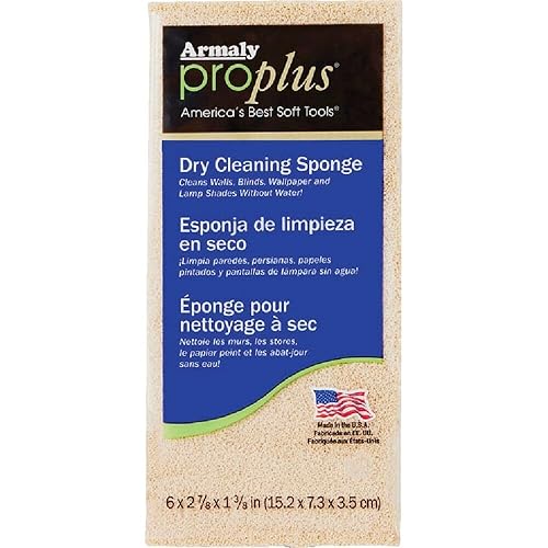 Acme Sponge & Chamois 52200 Dry Cleaning Sponge, Cellular Foam, 6" X 2-7/8" X 1-3/8"