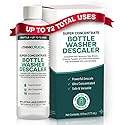 Think Crucial Super Concentrate Bottle Washer Descaler - 72 Uses - 50% Citric Acid Formula - Liquid Baby Bottle Washer Cleaner - Compatible