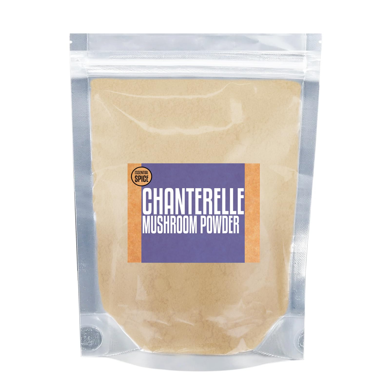 Essential Spice Chanterelle Mushroom Powder - Delicate, Earthy & Fruity Flavor, Finely Ground - Ideal for Sauces, Creamy Dishes, Risottos