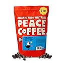 Peace Coffee French Roast Whole Bean Coffee, Dark Roast, 5 lb, Organic Fair Trade, Nutty, Bold Flavor, Shade Grown, Fresh Roasted