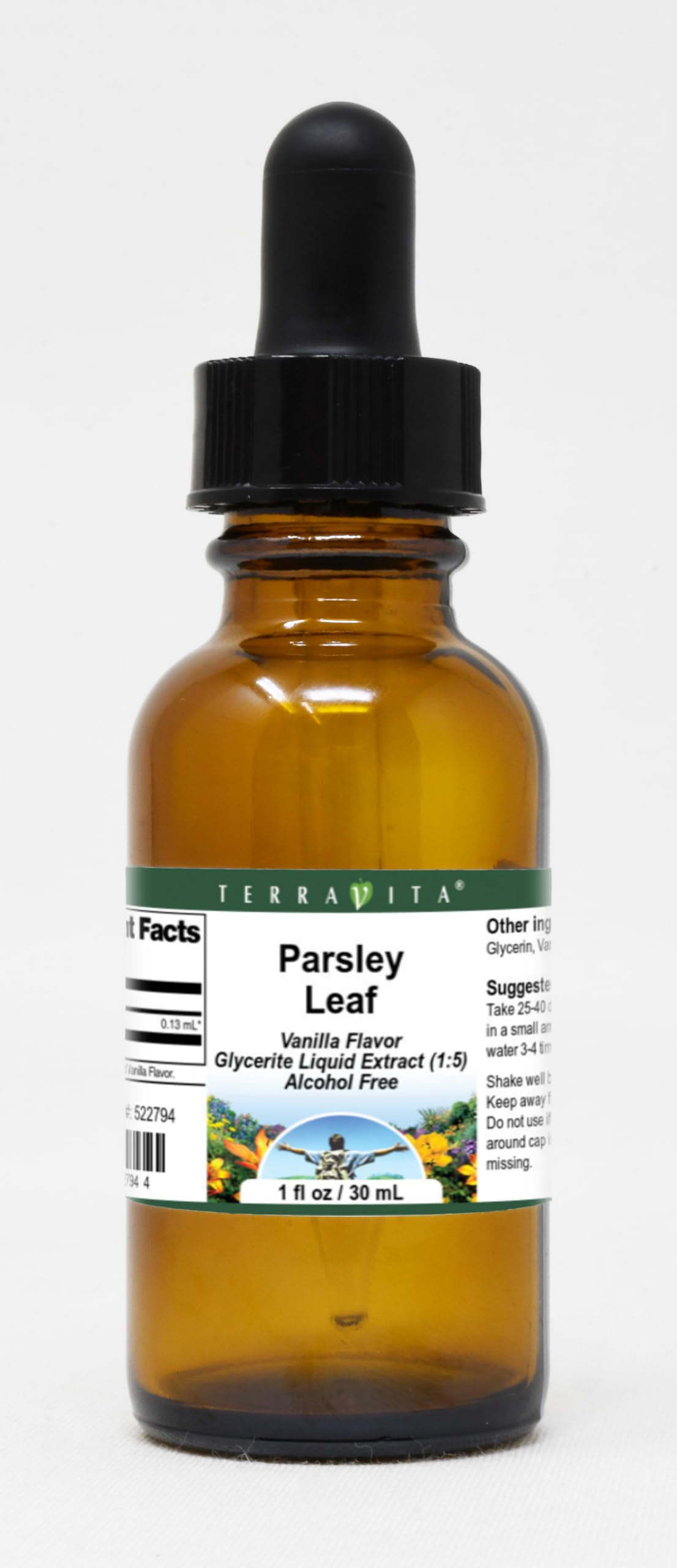 Parsley Leaf Glycerite Liquid Extract (1:5) - Vanilla Flavored (1 oz, ZIN: 522794) - 3 Pack