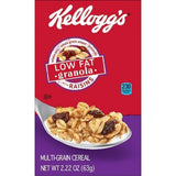 Kellogg's Low Fat Granola Cereal, With Raisins, 2.22oz (70 Count)