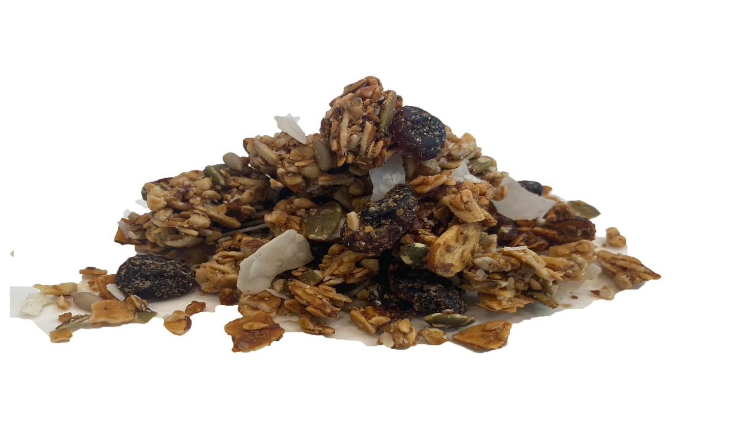 NO-GRAIN-OLA - Grain Free Granola | Paleo Friendly Healthy Snacks | Natural, Dairy Free, Soy Free, No Refined Sugars, Non GMO (8oz bags, 3 Bags Per