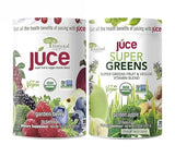 Terra-Kai Organics Juce Super Fruit and Veggie Blend Drink, Garden Apple and Garden Berry Combo, total 60 Servings (Pack 2)