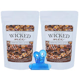 Wicked Mix Mix Chocolate Laced 7 oz (Pack of 2) - Dots Snack Mix - Bold Chex Mix with Food a Random Item - 3 Total Items