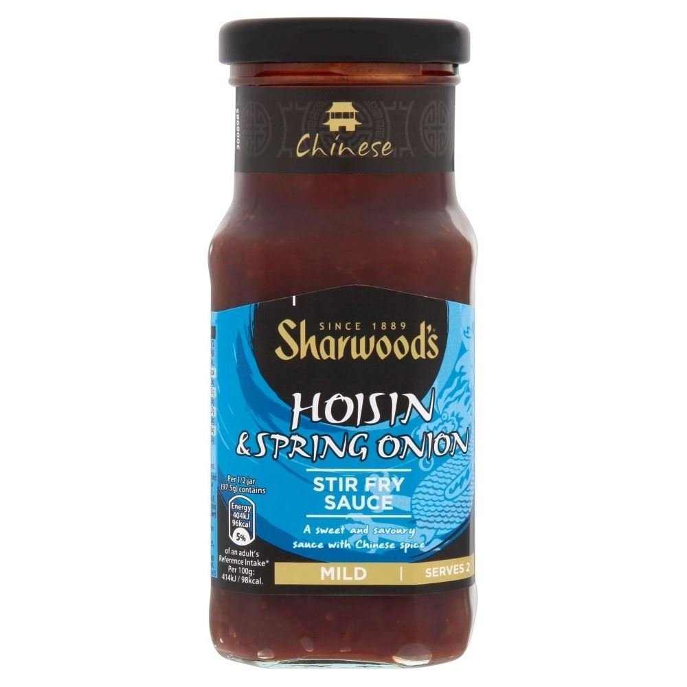 Sharwood's Stir Fry Sauce - Hoi Sin & Spring Onion (195g) - Pack of 2