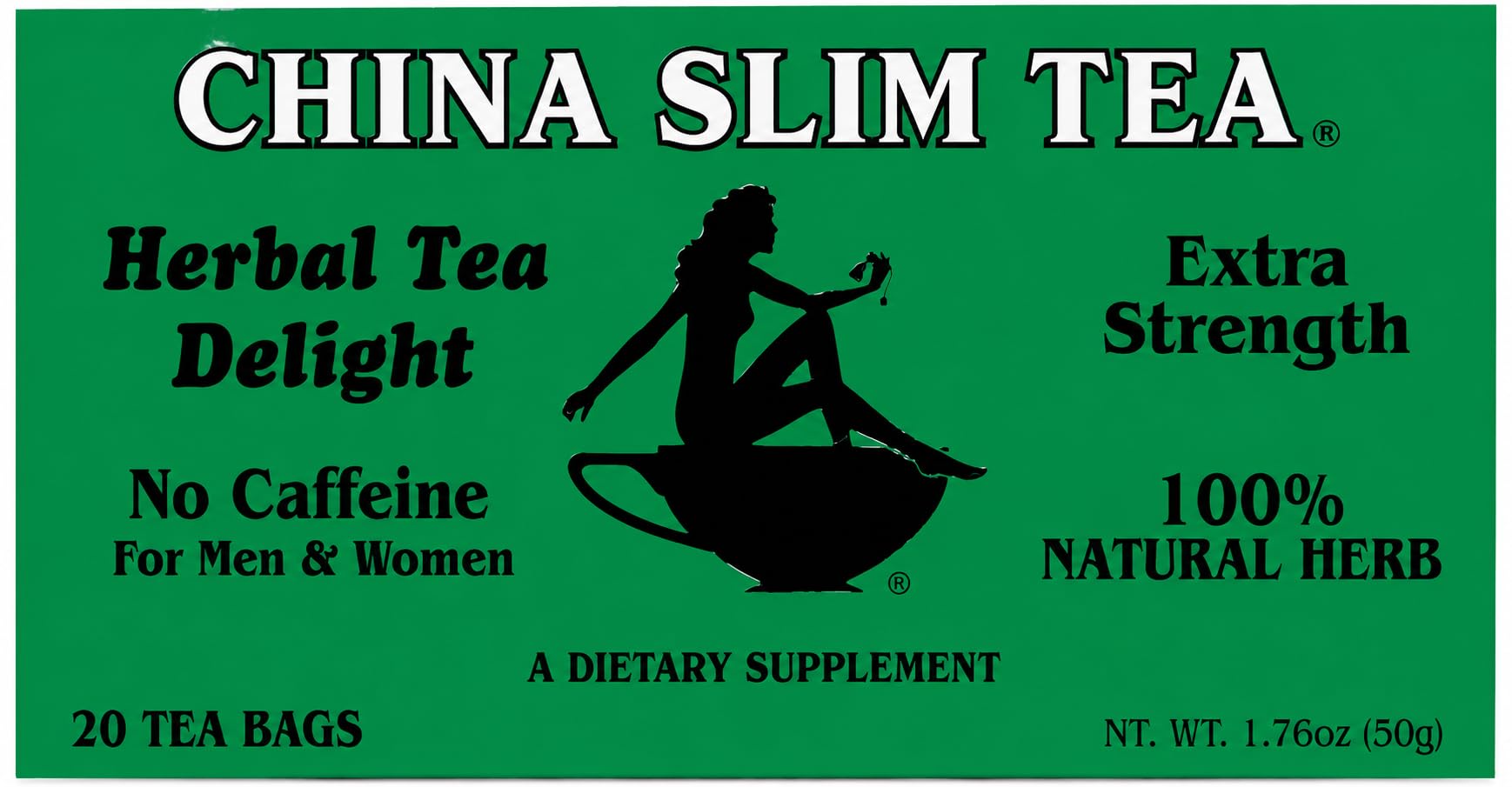 China Slim Tea (Extra Strength), 1.7 Oz (20 Count)