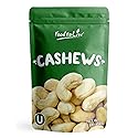 Food to Live Raw Cashews, 1 Pound - Deluxe Whole Nuts, Unsalted, Unroasted, Size W-320, Vegan, Kosher, Bulk