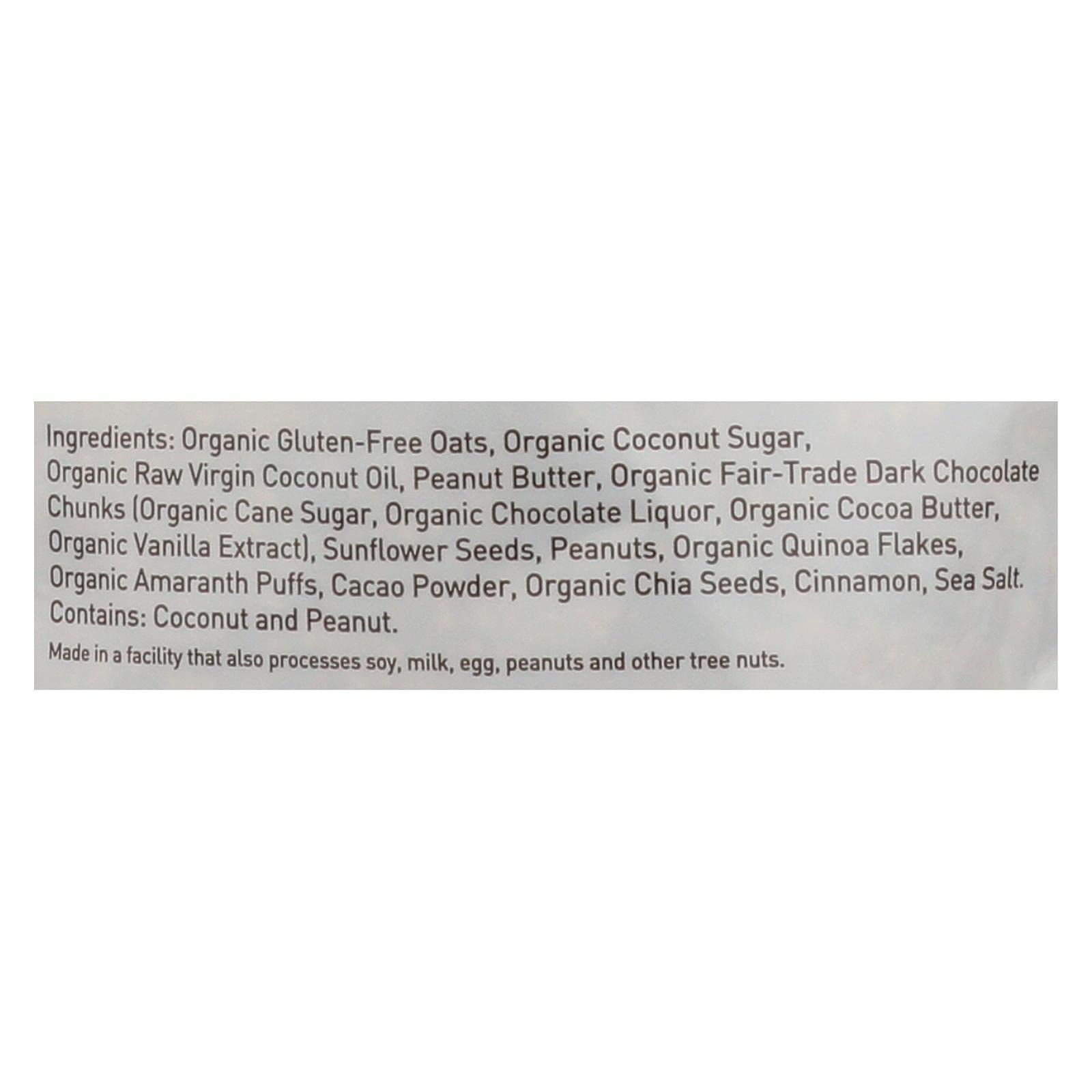 PURELY ELIZABETH, Nut Butter Granola,Chocolate Sea Salt and Peanut Butter, Pack of 6, Size 10 OZ - No Artificial Ingredients Dairy Free Gluten Free