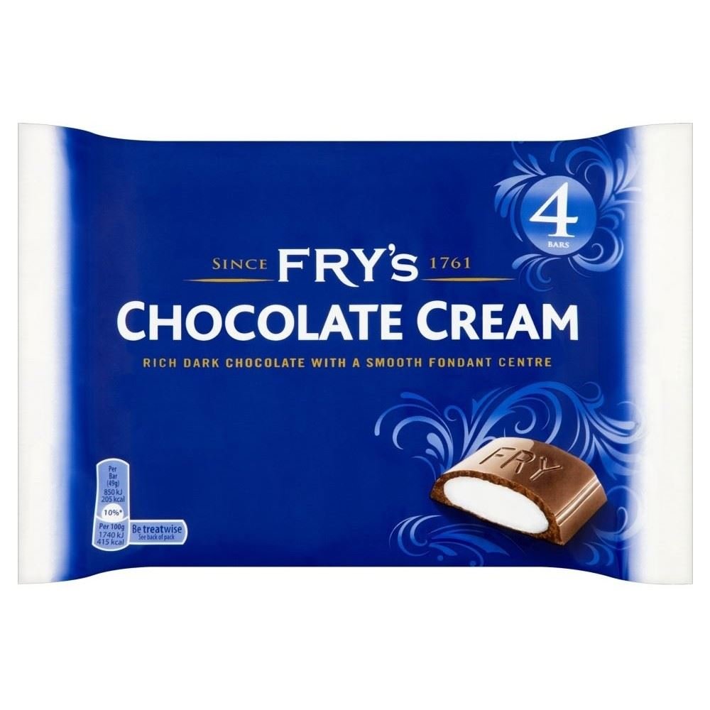 Fry's Chocolate Cream (4x49g) - Pack of 6