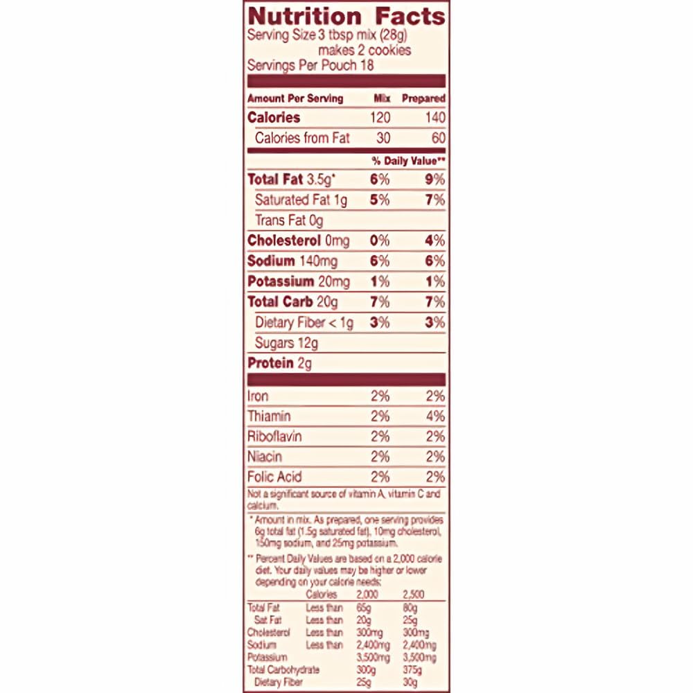 Betty Crocker Homemade Peanut Butter Cookie Mix 17.5 oz (Pack of 12)