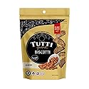 Tutti Gourmet Gluten Free Almond Biscotti, 9.9 oz (283g) Resealable Cookie Bag - Vegan and Halal Snacks