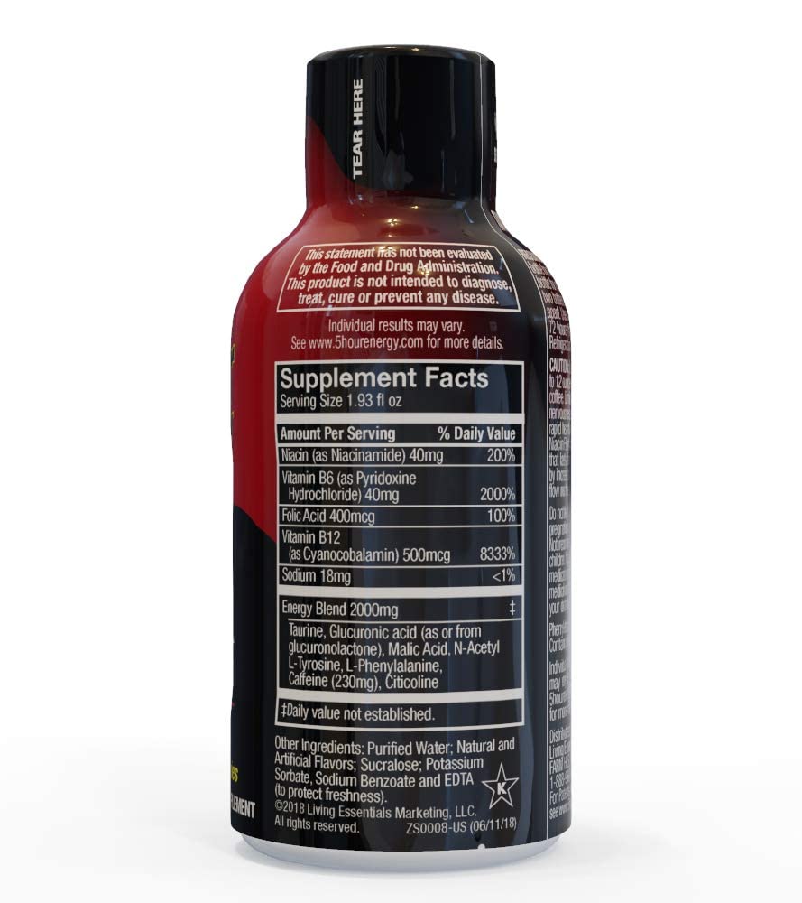 5 Hour Energy Extra Strength Case, 2 Oz Bottles (Pack of 48)