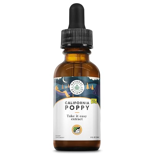 Natural Balance California Poppy Extract Herbal Supplement | 1oz