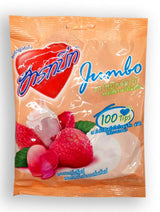 Lychee Flavored Jumbo Candy With Lychee syrup 125 g. // Ship By Benjawan Shop