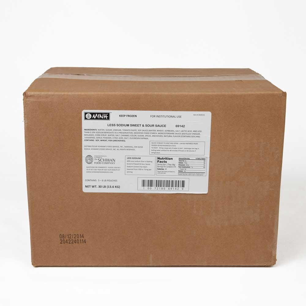 Minh Less Sodium Sweet and Sour Sauce, 6 Pound -- 5 per case.