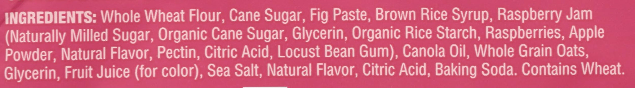Natures Bakery Bar Fig whole wheat Raspberry, 2 oz
