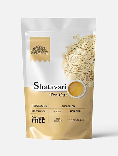 Shatavari root Tea Cut 100 g | Cut & Sifted for Herbal Tea | Organic Asparagus Racemosus from India| Premium Naturally Dried Shatavari root (Shatavri