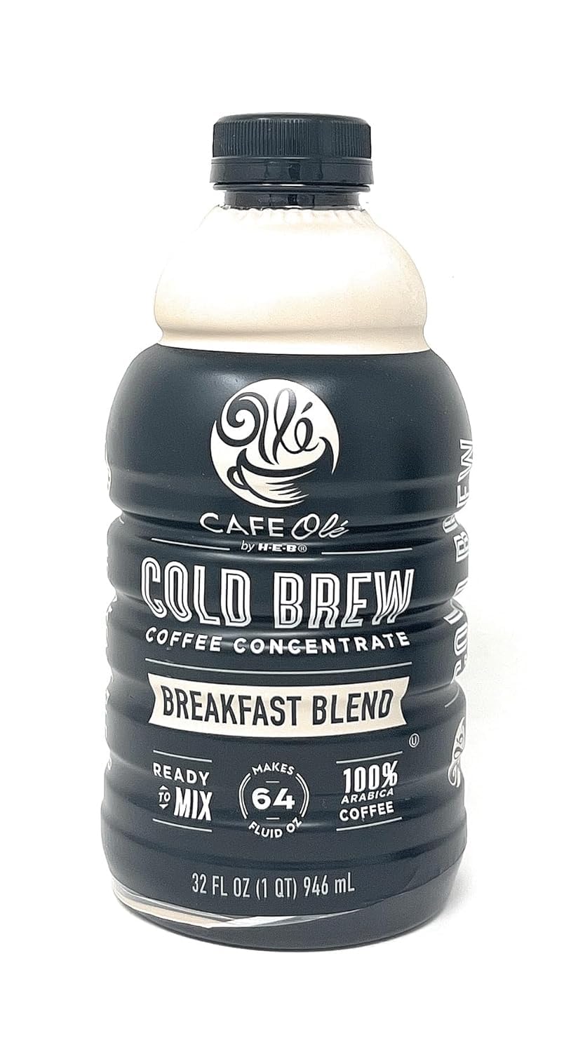 Cafe Ole by H?E?B Breakfast Blend Cold Brew Concentrate - 32oz