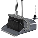 Ivandar Broom and Dustpan Set, Dust pan with Long Handle, Broom with Dustpan Combo Set, Broom and Dustpan for Home, Indoor or Outdoor Cleaning Tool