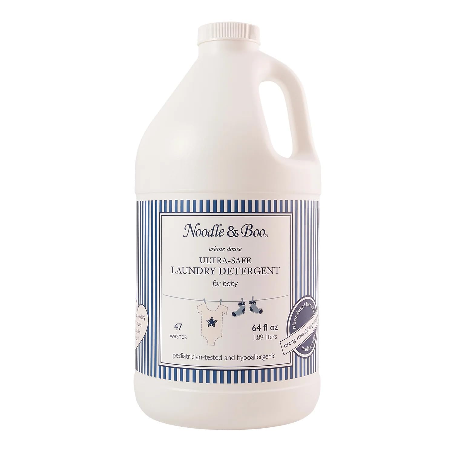 Noodle & Boo Baby Laundry Essentials Ultra-Safe Laundry Detergent, 64 Fl Oz (Pack of 1)