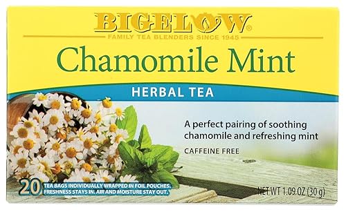 Bigelow Tea Herbal Tea Caffeine Free Chamomile Mint - 20 Tea Bags2