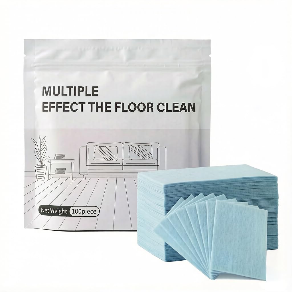 BoniIllusion 2026 Upgraded Floor Cleaning Solution Tablets,200 Piece Floor Cleaning Tablets Multi- Surface Cleaner for Tile & Vinyl Floors (Blue, One