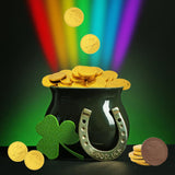 1000-Count St. Patrick's Day Chocolate Coins Leprechaun Lucky Gold Coins, Belgian Milk Chocolate Coins Nut-Free (1000-Pack)