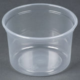 Solo MN16-0100 16 oz Translucent Polypro Plastic Deli Container (Case of 500)