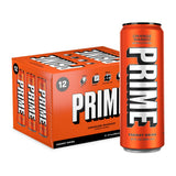 PRIME Energy ORANGE MANGO | Zero Sugar Energy Drink | Preworkout Energy | 200mg Caffeine with 355mg of Electrolytes and Coconut Water for Hydration|