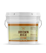 Unpretentious Short Grain Brown Rice, 1 Gallon, Gluten Free, Vegan Friendly, Non GMO