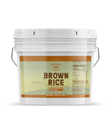 Unpretentious Short Grain Brown Rice, 1 Gallon, Gluten Free, Vegan Friendly, Non GMO
