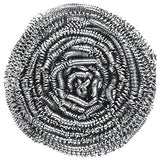 ABCO Products Extra Large Stainless Steel Sponge Scrubbers - 6 Pack - 50 gram
