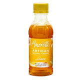 Amoretti - Natural Lemon Artisan Flavor Paste, 8 oz, Perfect For Ice Cream, Beverages, Cakes, and more, Preservative Free, Vegan, Gluten Free, No