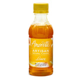 Amoretti - Natural Lemon Artisan Flavor Paste, 8 oz, Perfect For Ice Cream, Beverages, Cakes, and more, Preservative Free, Vegan, Gluten Free, No