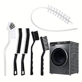 6 Pcs Washing Machine Cleaning Brush Kits, Front Load Washer Cleaner Brushes Tools - 1 Pcs Drum Laundry Cleaning Brush and 5 Pcs Crevice Cleaning
